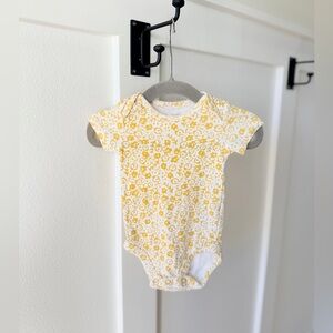 Carter's Just One You® Baby Girls’ Mustard Yellow Floral Onesie